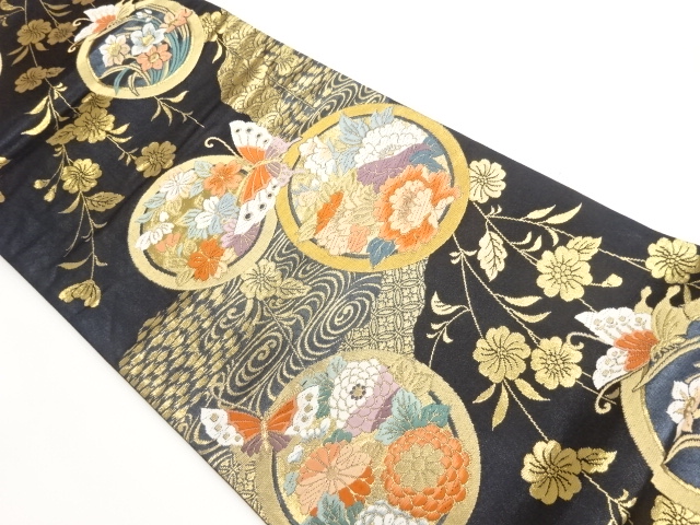 JAPANESE FUKURO OBI / WOVEN BUTTERFLY